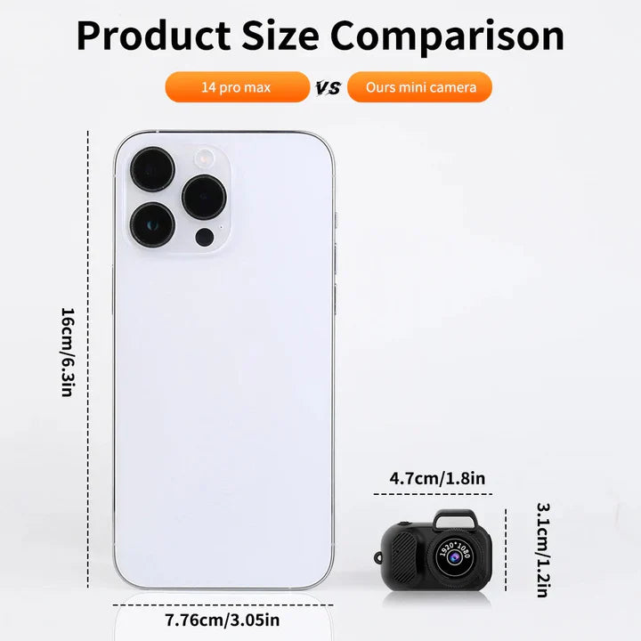 Portable Vintage Retro 1080p Mini Camera