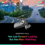 DDPAI Dash Cam N1 Dual Front and Rear Recording 1296P