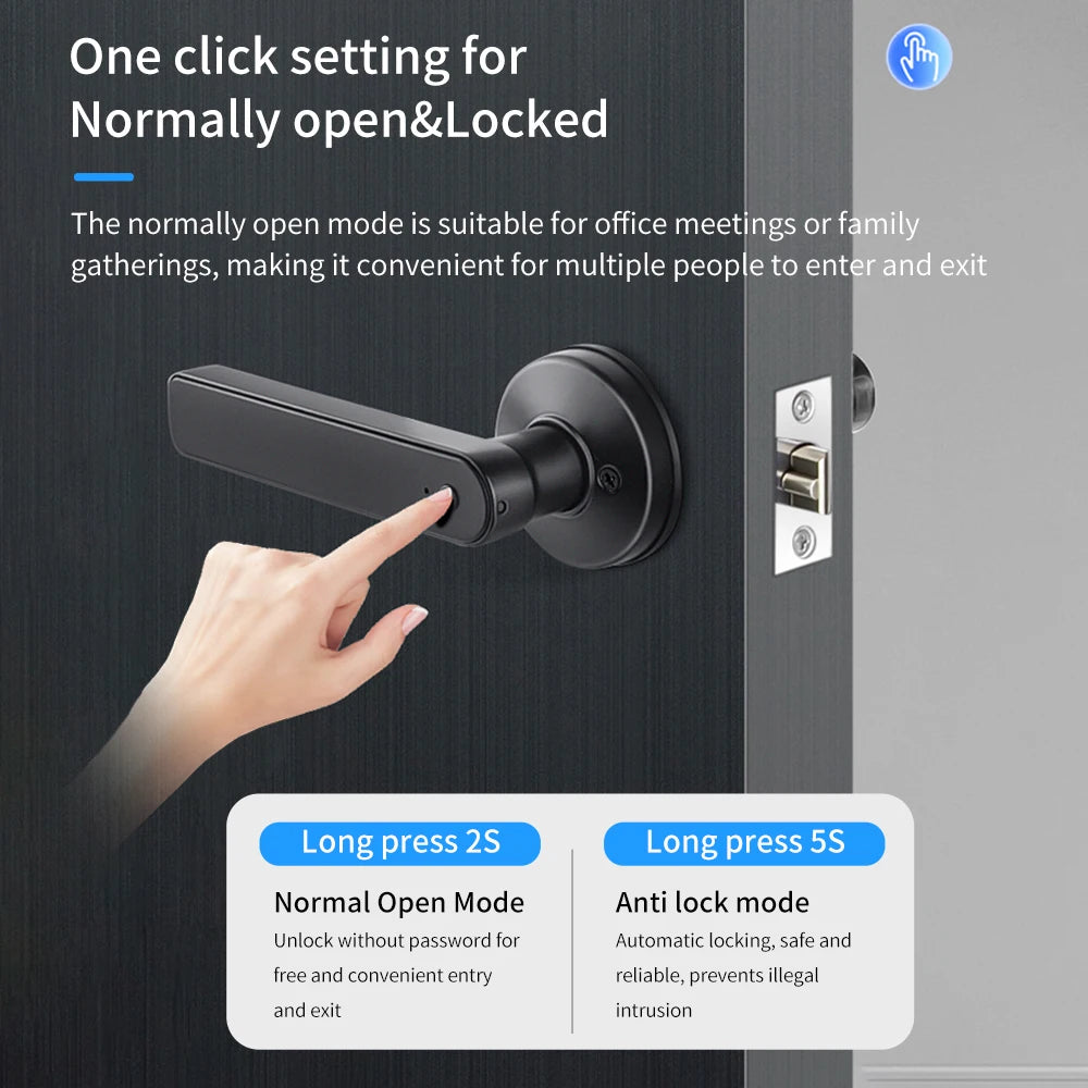 Fingerprint Door Lock Smart Digital Electronic Lock with Password