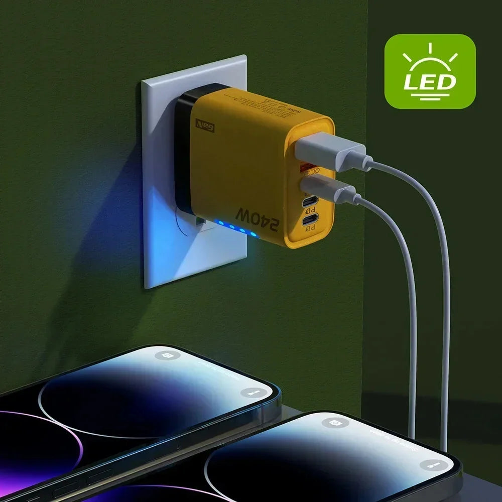 240W USB C Charger Fast Charging Adapter for Phones