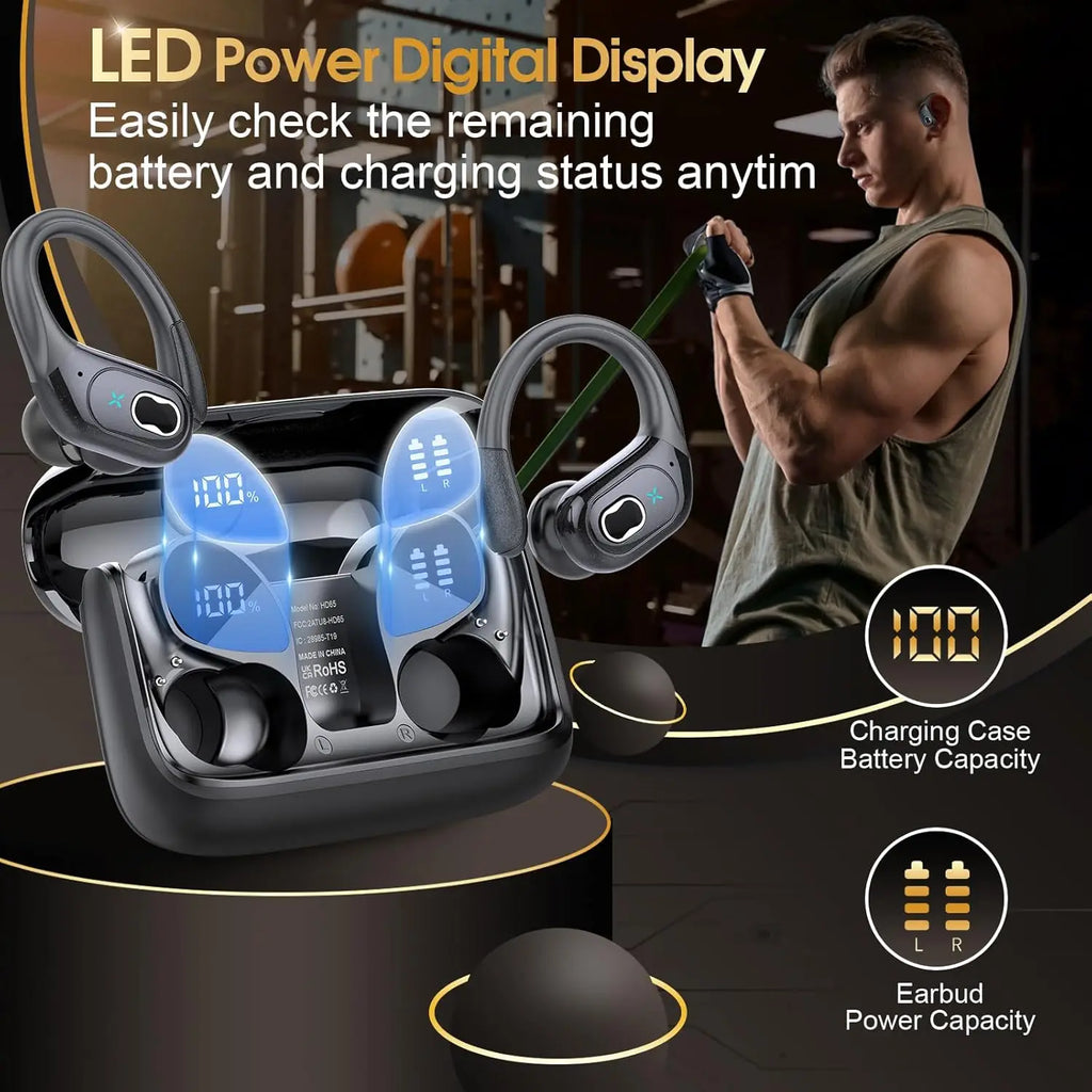 GDLYL HD65 TWS Bluetooth V5.4 Headphones Wireless
