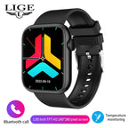 LIGE Smart Watch 1.85 Inch Bluetooth Call Sports Bracelet