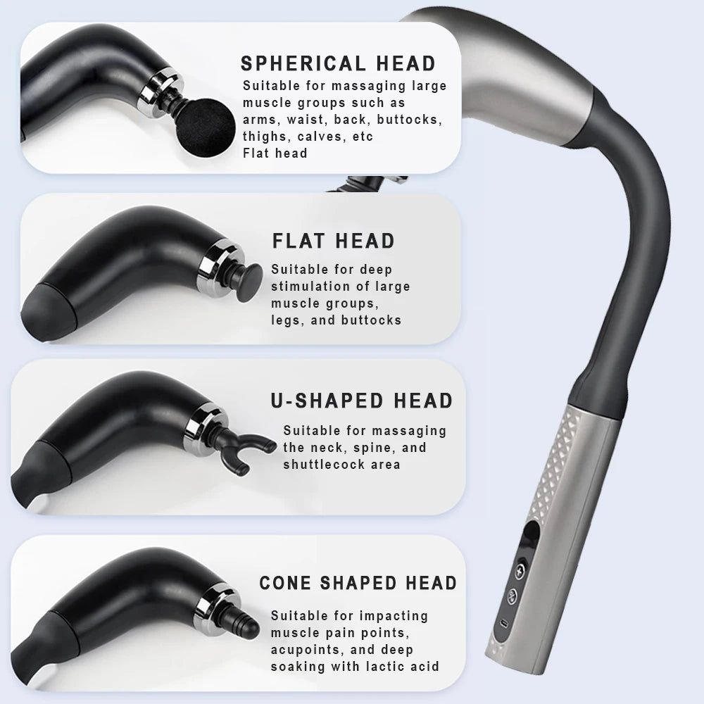 Smart Fascia Gun Electric Massager