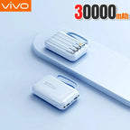 VIVO Mini Power Bank 500000mAh with 4 Built-in Cables