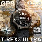 T-Rex 3 GPS Smart Watch by GUHUAVMI - Military Grade, 10ATM Waterproof