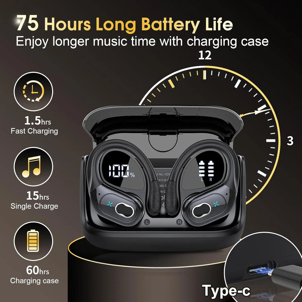 GDLYL HD65 TWS Bluetooth V5.4 Headphones Wireless