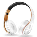 Gold Wireless Headphones Bluetooth Earphone Stereo Headset
