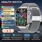 Smart Watch for Men Uric Acid and Body Fat Monitoring