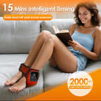 Electric Heat And Vibration Ankle Massager