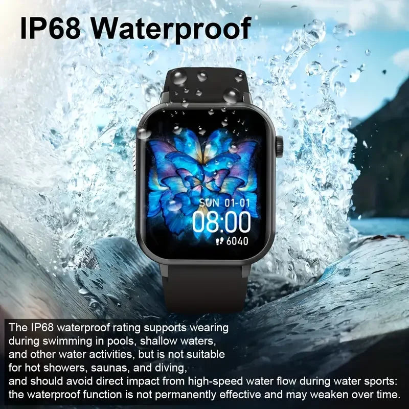 LAXASFIT Waterproof Smart Watch Bluetooth