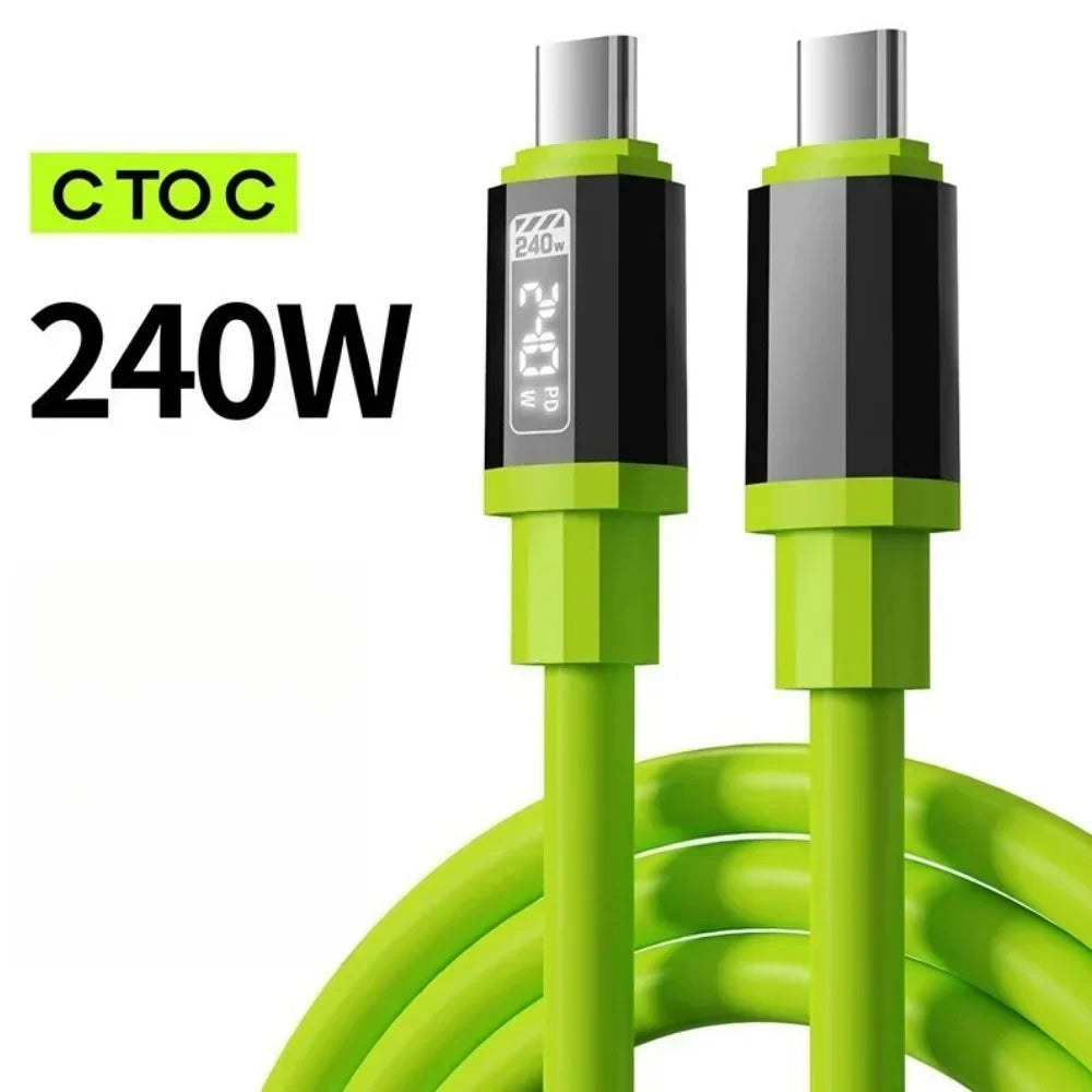 240W Type C Fast Charging Phone Power Adapter