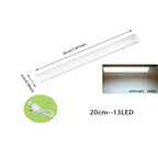PIR Motion Sensor LED Night Light Dimmable Rechargeable Lamp