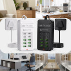 USB Charger Power Adapter with 1.2m Extension Cord