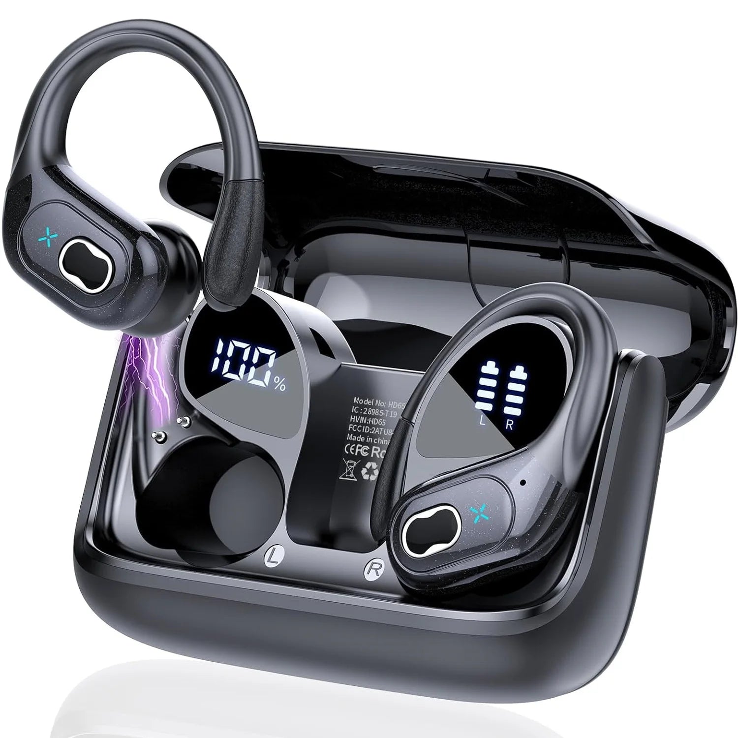 GDLYL HD65 TWS Bluetooth V5.4 Headphones Wireless