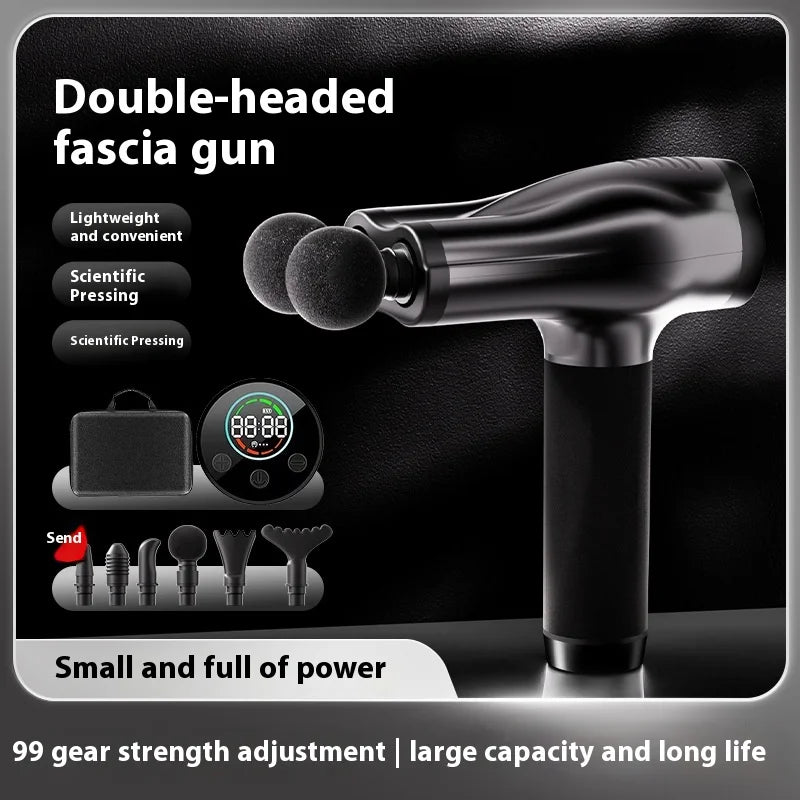 Double Head Handheld Mini Massager Gun