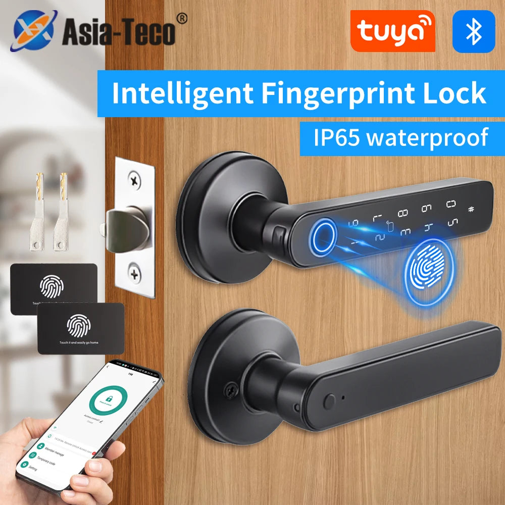 Fingerprint Door Lock Smart Digital Electronic Lock with Password
