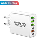 65W USB Charger Type C Adapter for iPhone Samsung Xiaomi Huawei
