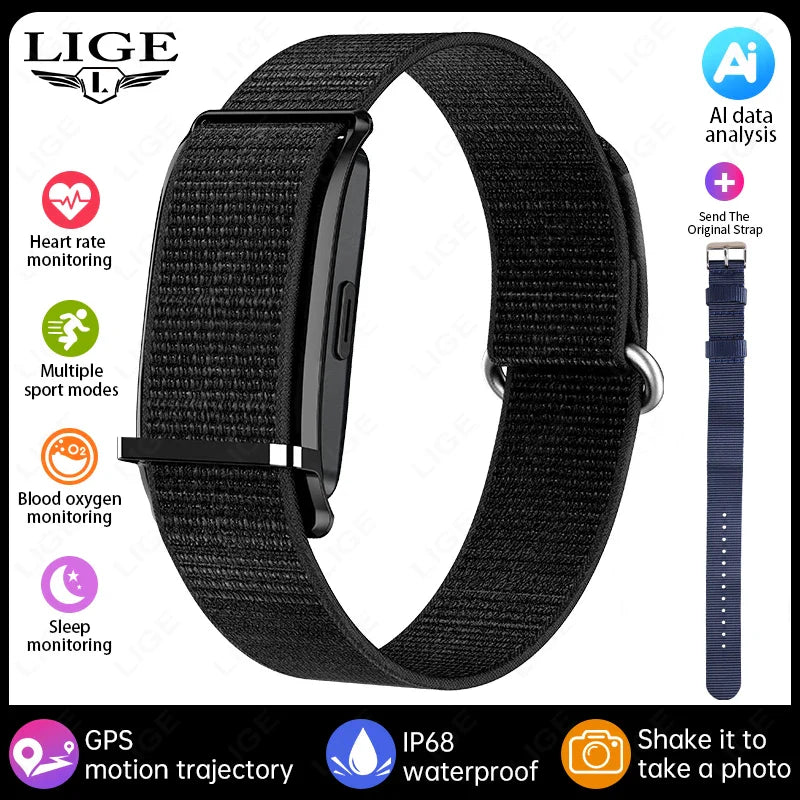 Smart Fitness Bracelet – Heart Rate & Sleep Monitor