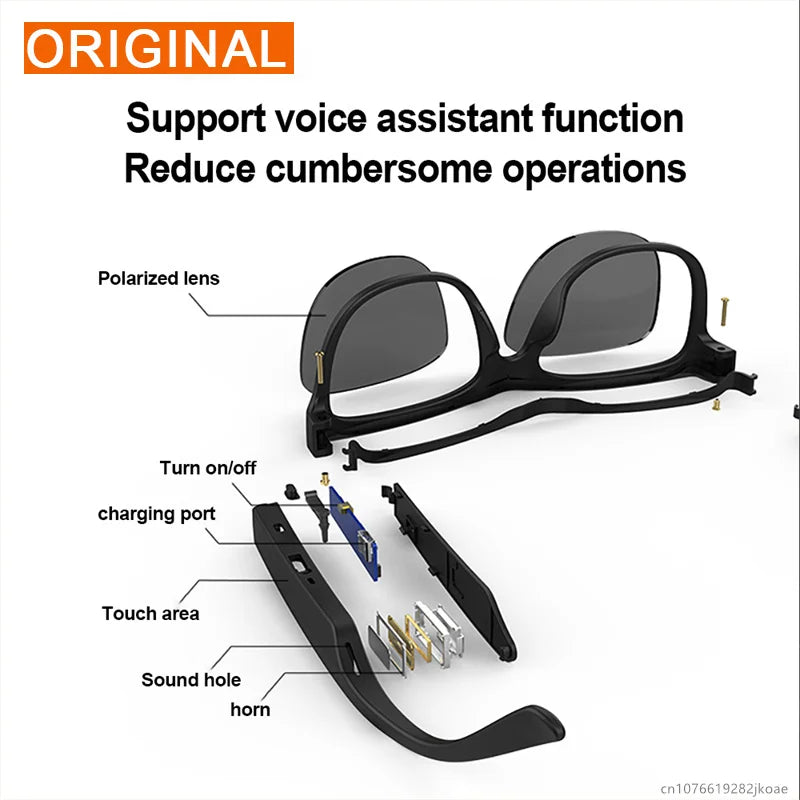 Lecoo C8 Smart Glasses Headphone Wireless Bluetooth Sunglasses