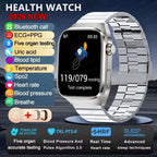 Smart Watch for Men Uric Acid and Body Fat Monitoring