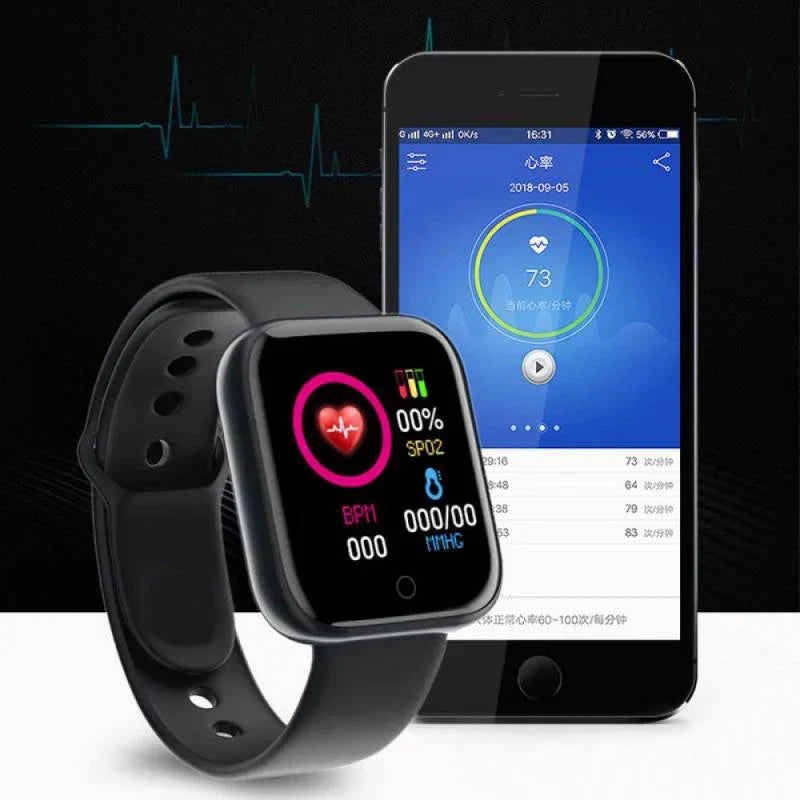 Y68 Smartwatch D20 Bluetooth Fitness Tracker for Men and Women