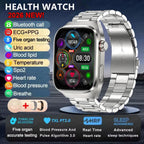 Smart Watch for Men Uric Acid and Body Fat Monitoring