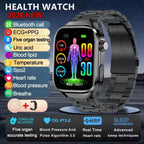 Smart Watch for Men Uric Acid and Body Fat Monitoring