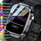 Smart Watch for Men Uric Acid and Body Fat Monitoring