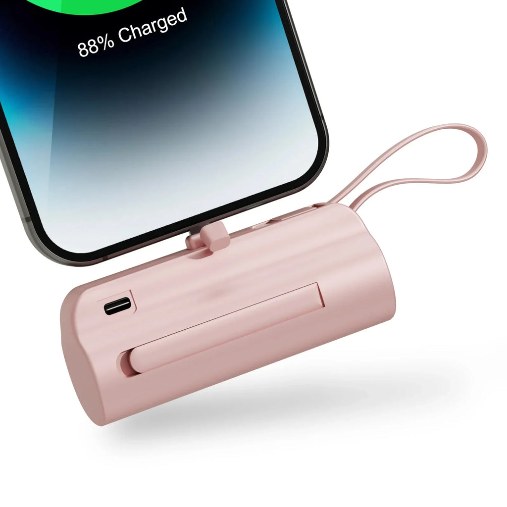 4500mAh Mini Power Bank Portable Charger Dual USB-C Black
