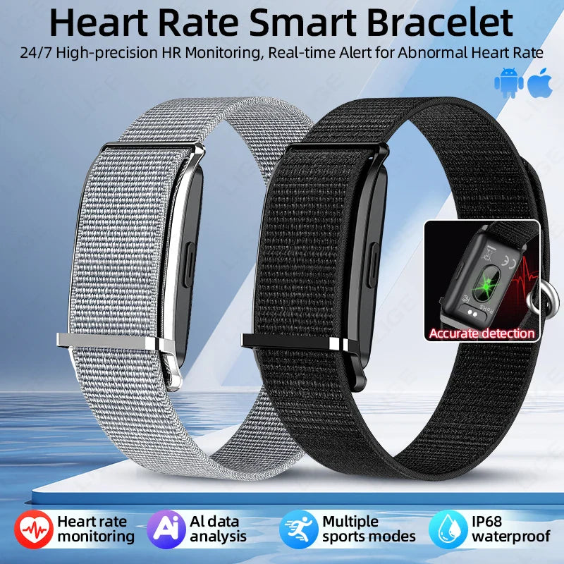 Smart Fitness Bracelet – Heart Rate & Sleep Monitor