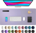 Large Waterproof PU Leather Desk Mat for Office and Home