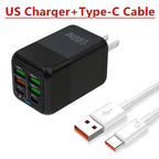 150W USB Charger Wall Adapter with 6 Ports and Fast Charging