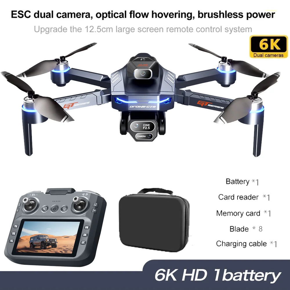 GT8 Drone GPS 8K Professional HD 360° Dual Cameras 5G WIFI