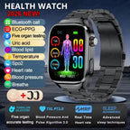 Smart Watch for Men Uric Acid and Body Fat Monitoring